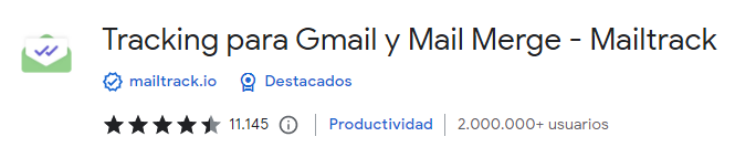 Tracking Gmail Extension Chrome